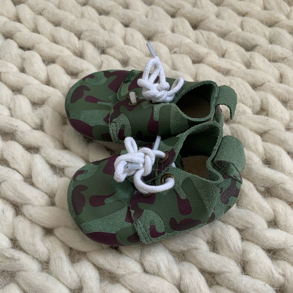 Size 1 Piper Finn Baby shoes - Worn 2x